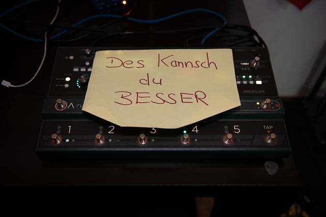 Recording Sessions zu Alt, Fett Ond Faul